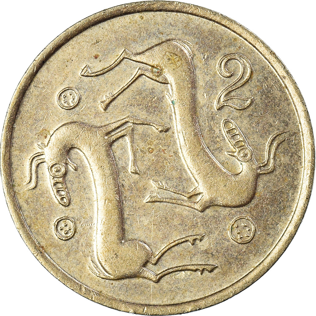 Moneta, Cypr, 2 Cents, 1985
