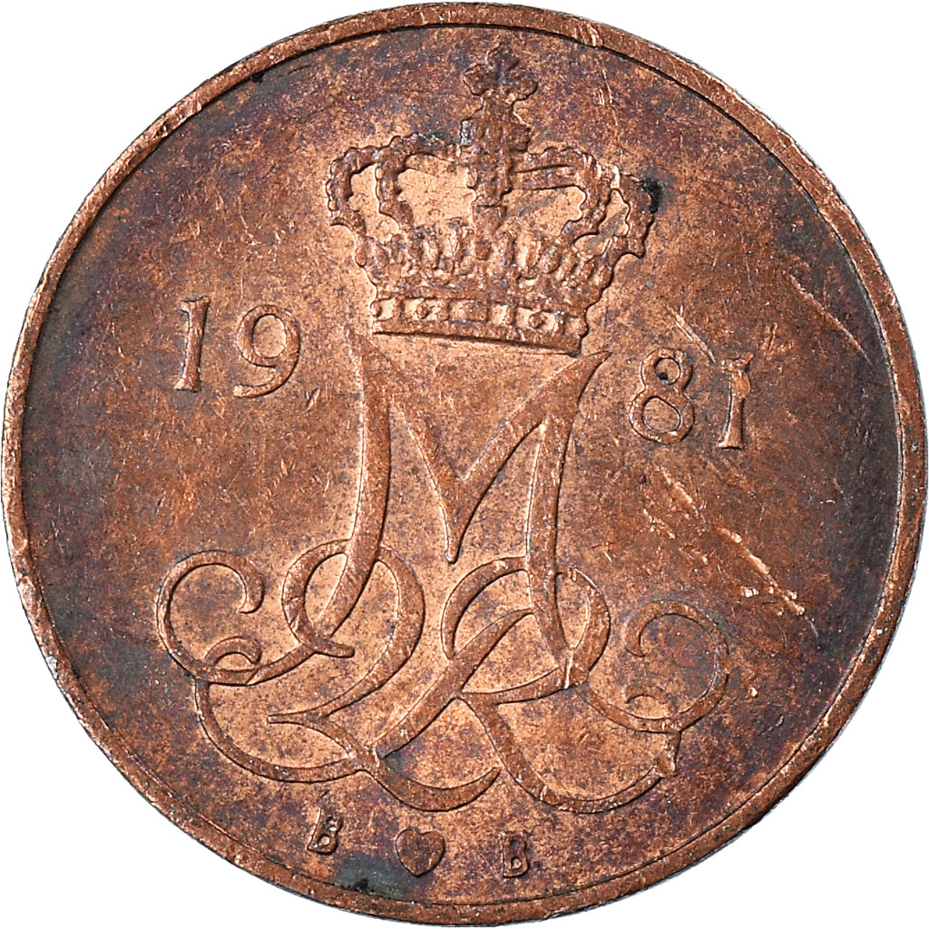 Munten, Denemarken, 5 Öre, 1981