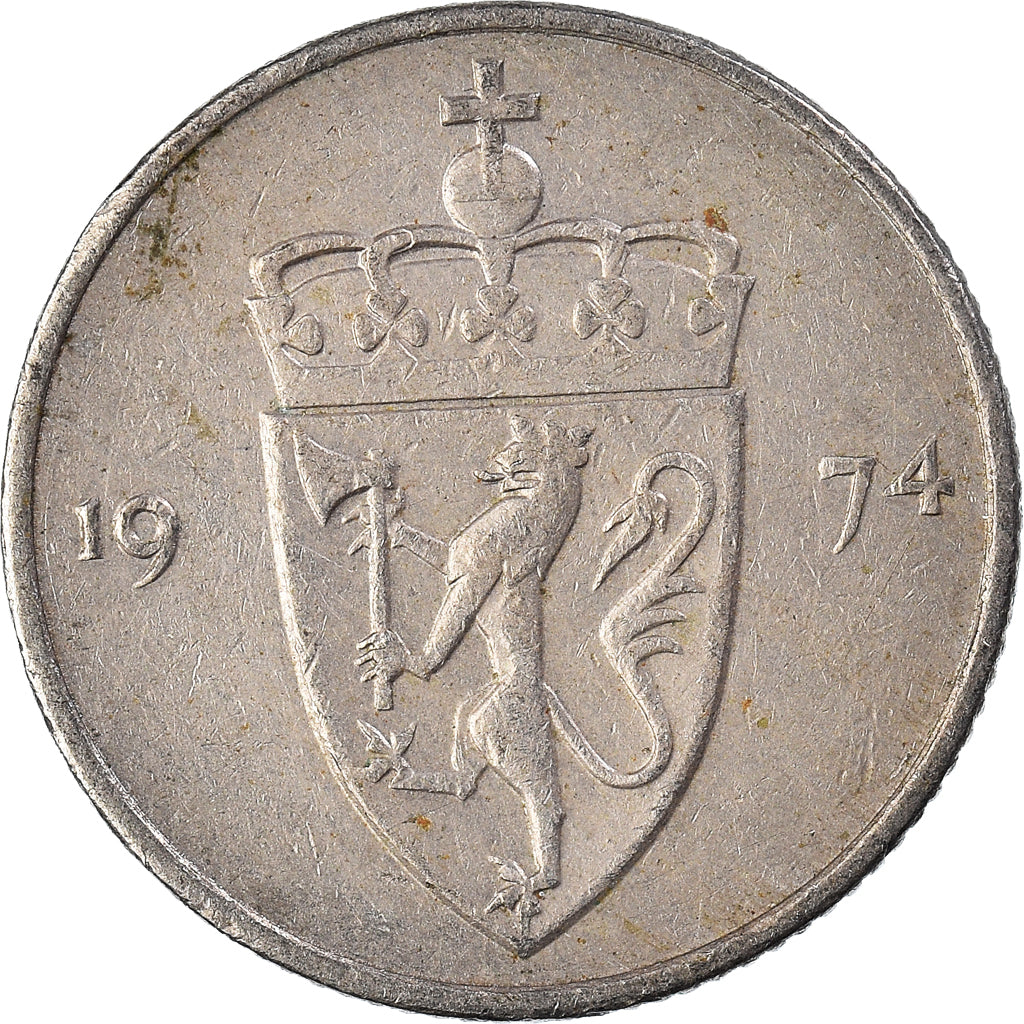 Münze, Norwegen, 50 Öre, 1974