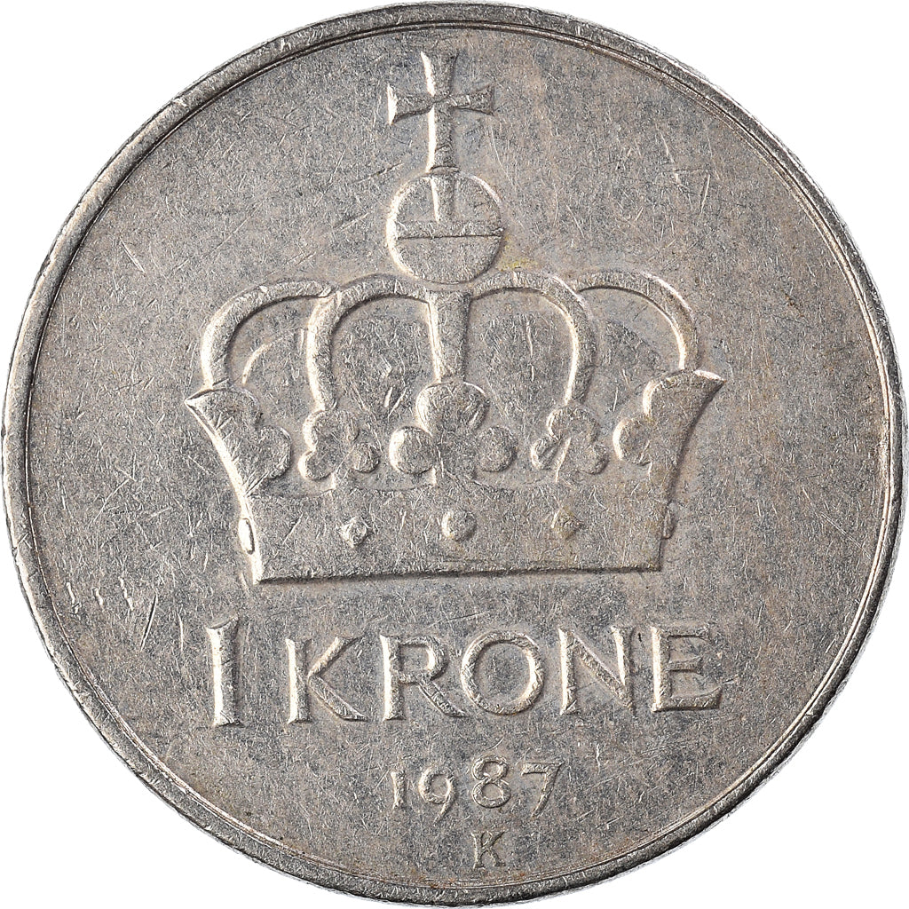Moneda, Noruega, Krone, 1987