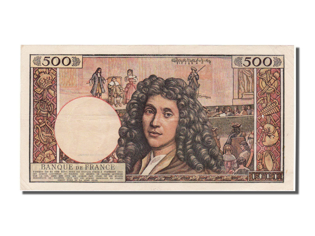 Francia, 500 Nouveaux Francs, 500 NF 1959-1966 ''Molière'', 1960, KM:145a, 1...
