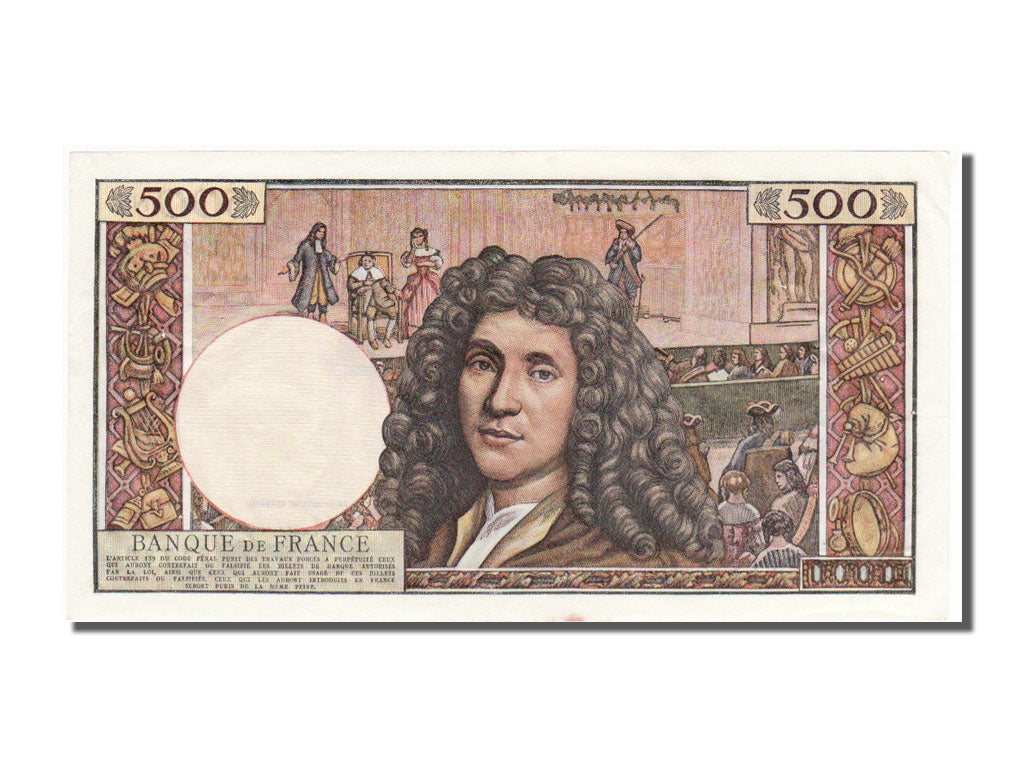 Francia, 500 Nouveaux Francs, 500 NF 1959-1966 ''Molière'', 1963, KM:145a, 1...