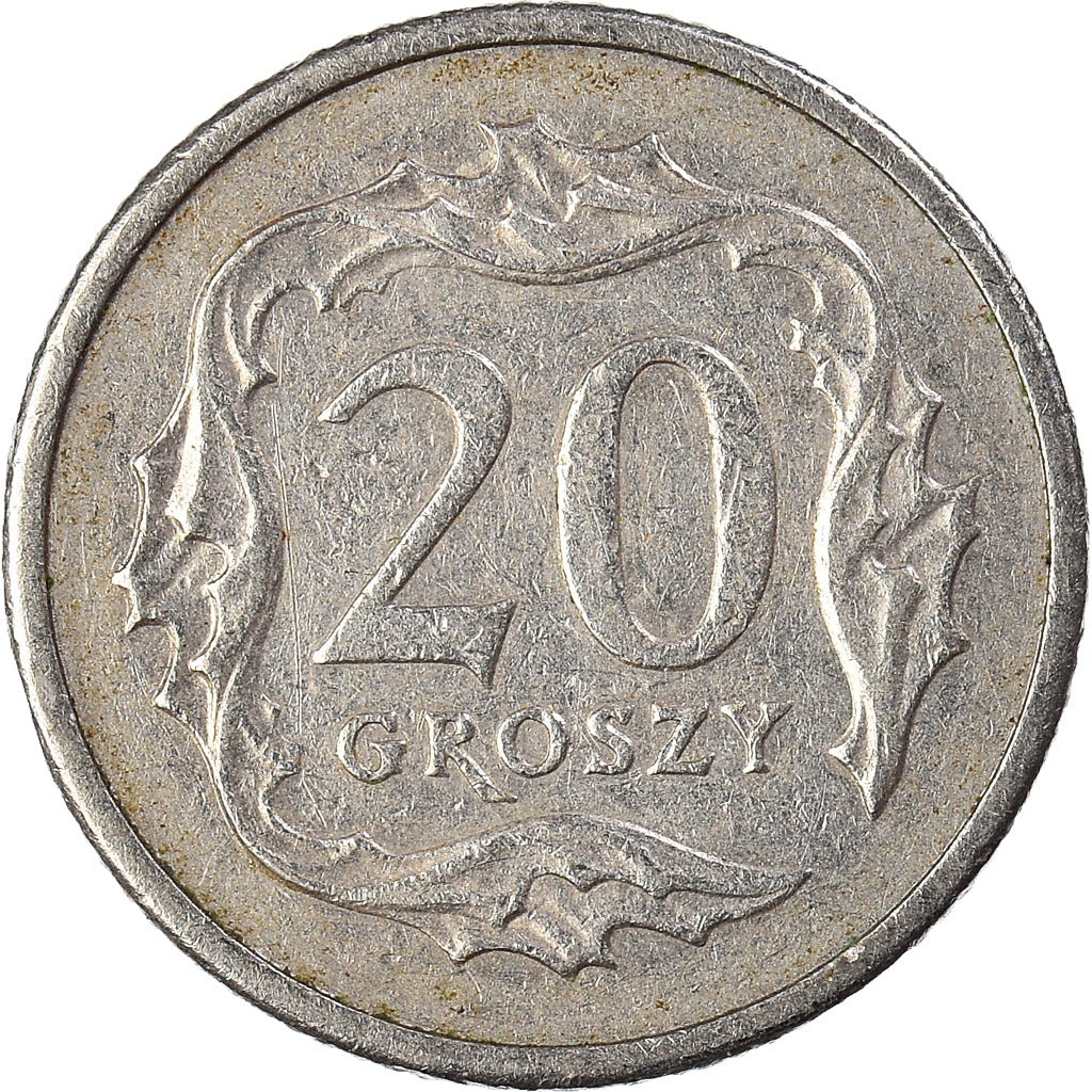 Coin, Poland, 20 Groszy, 1996