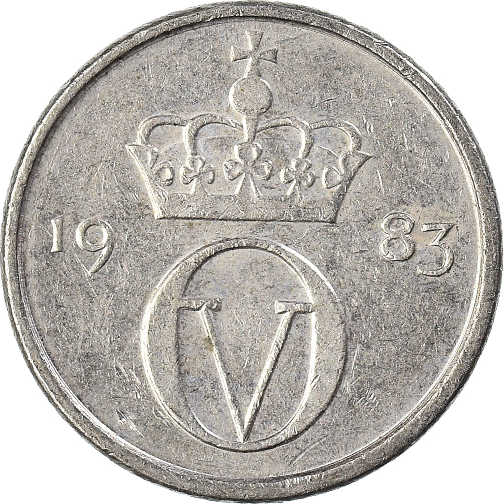 Moneda, Noruega, 10 Öre, 1983
