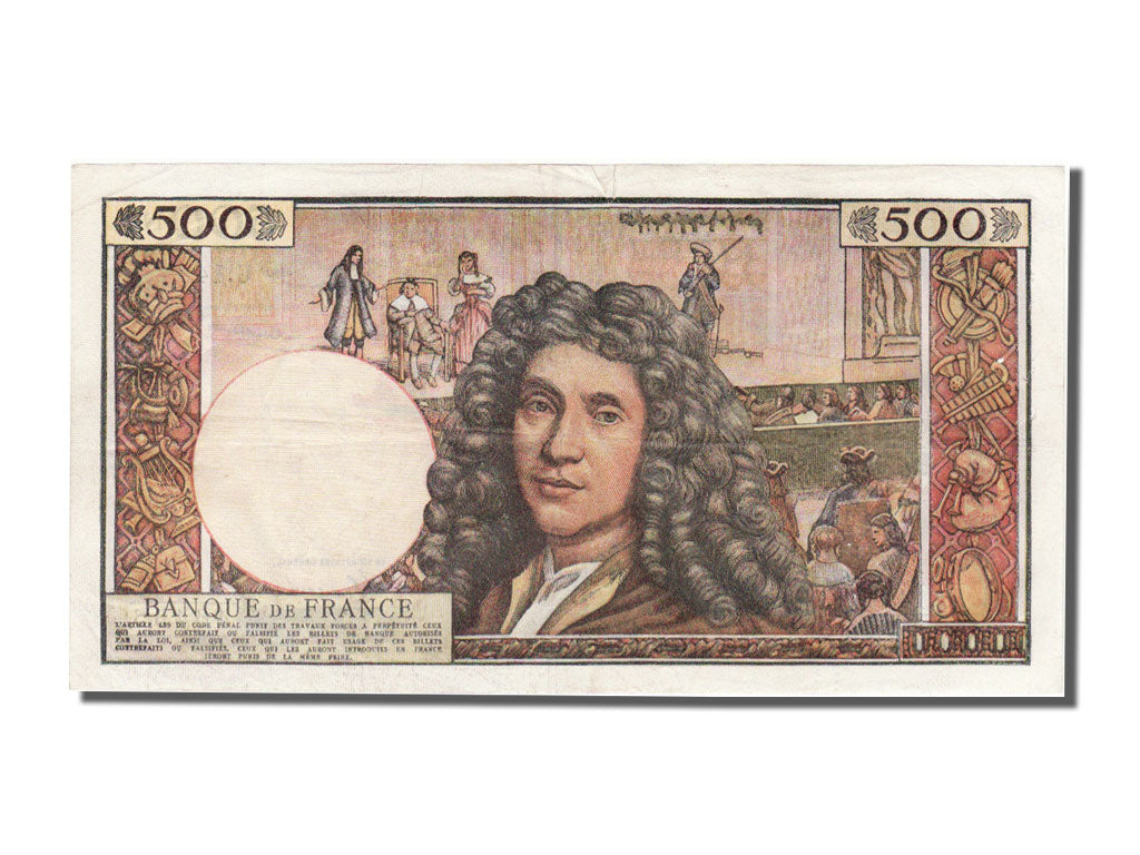 France, 500 Nouveaux Francs, 500 NF 1959-1966 ''Molière'', 1964, KM #145a, 1...