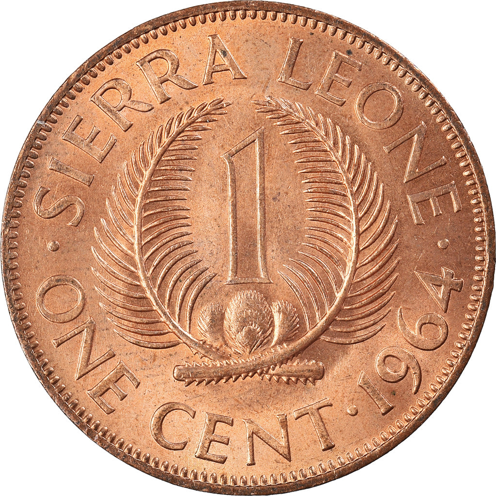 Munten, Sierra Leone, Cent, 1964