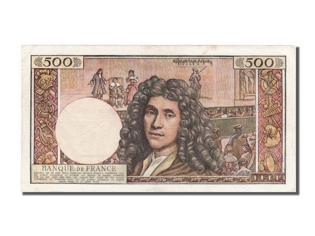 France, 500 Nouveaux Francs, 500 NF 1959-1966 ''Molière'', 1964, KM #145a, 1...