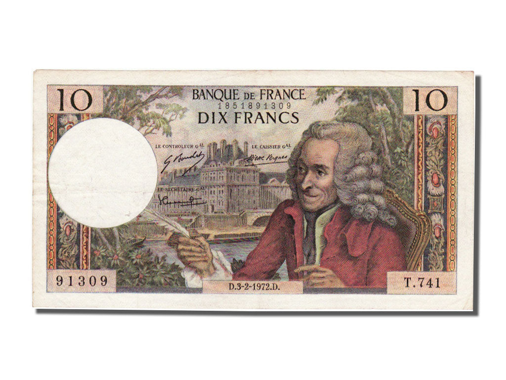 10 Francs type Voltaire