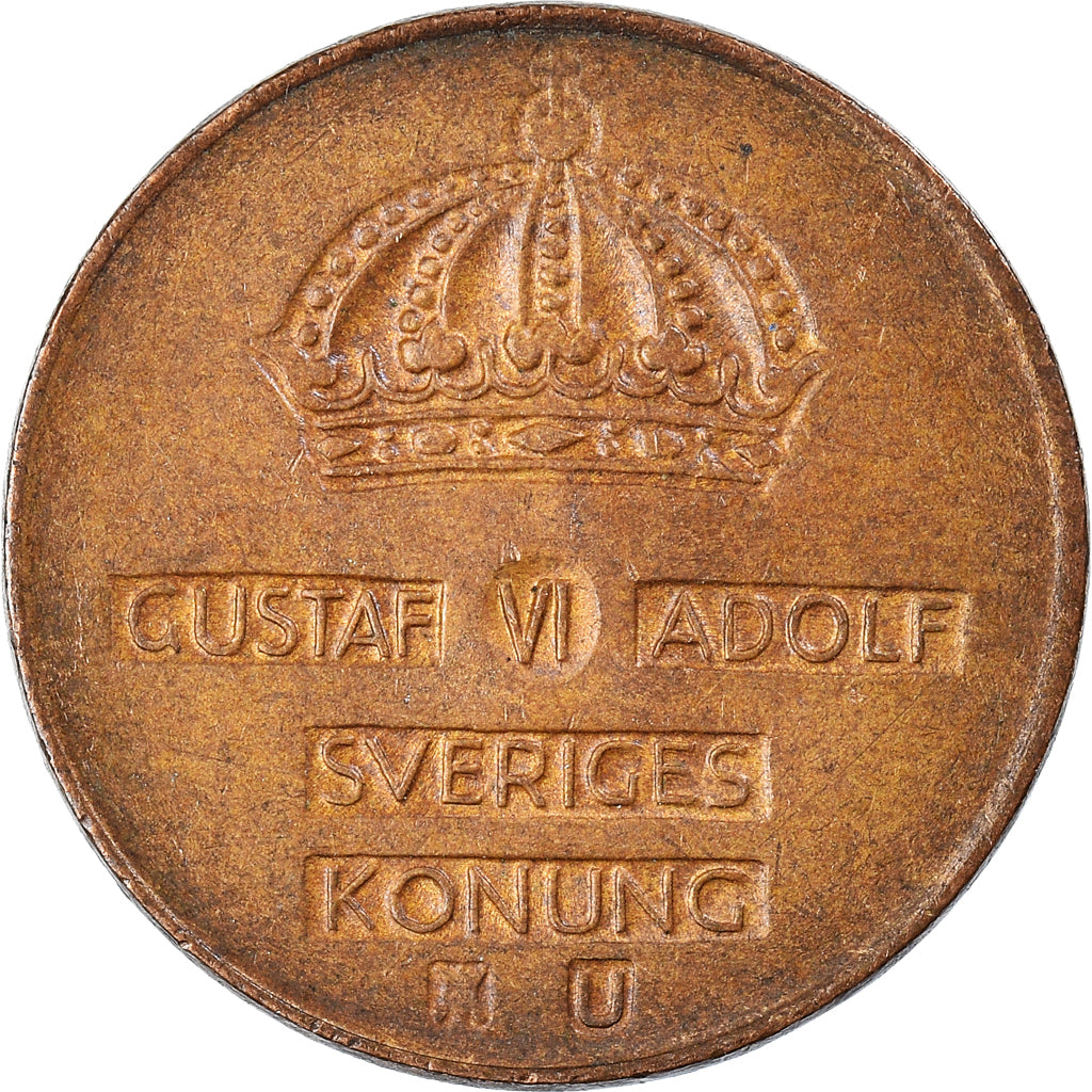 Moneta, Szwecja, 2 Öre, 1966