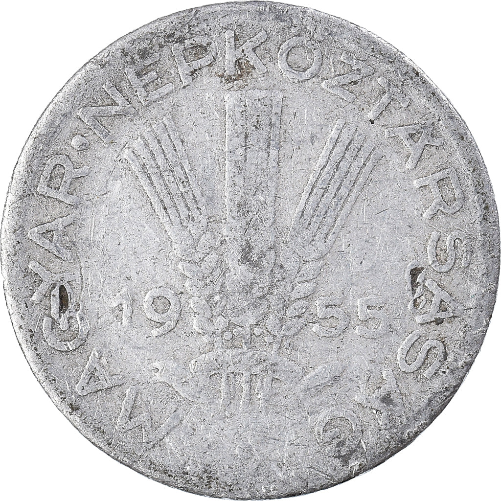 Moneta, Ungheria, 20 Fillér, 1955