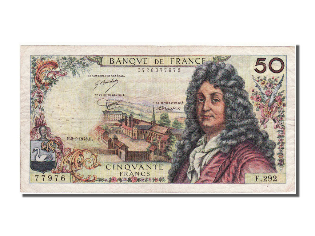 France, 50 Francs, 50 F 1962-1976 ''Racine'', 1976, KM #148f, 1976-01-02,...