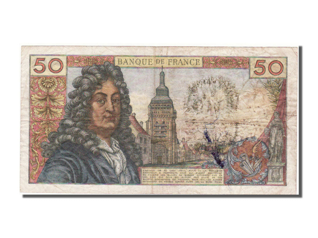 France, 50 Francs, 50 F 1962-1976 ''Racine'', 1976, KM #148f, 1976-01-02,...