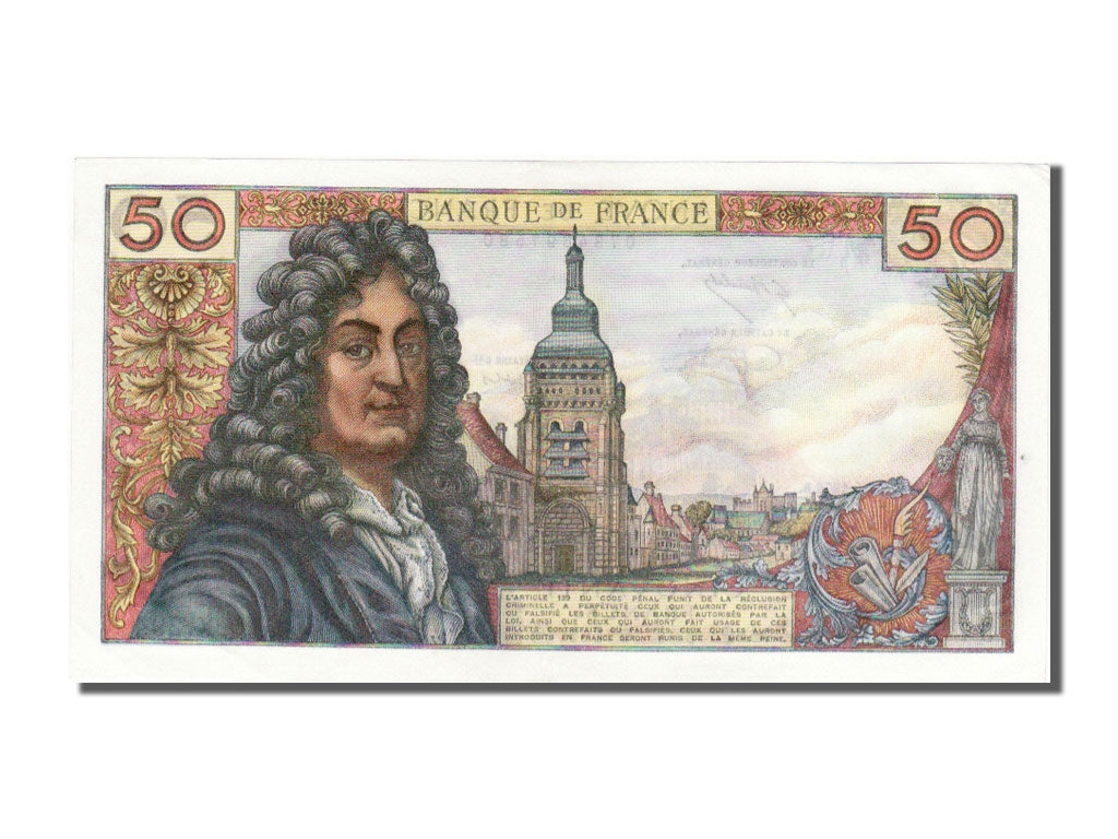 Banknote, France, 50 Francs, 50 F 1962-1976 ''Racine'', 1976, 1976-06-03