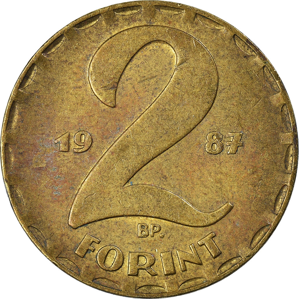 Moneta, Węgry, 2 Forint, 1987