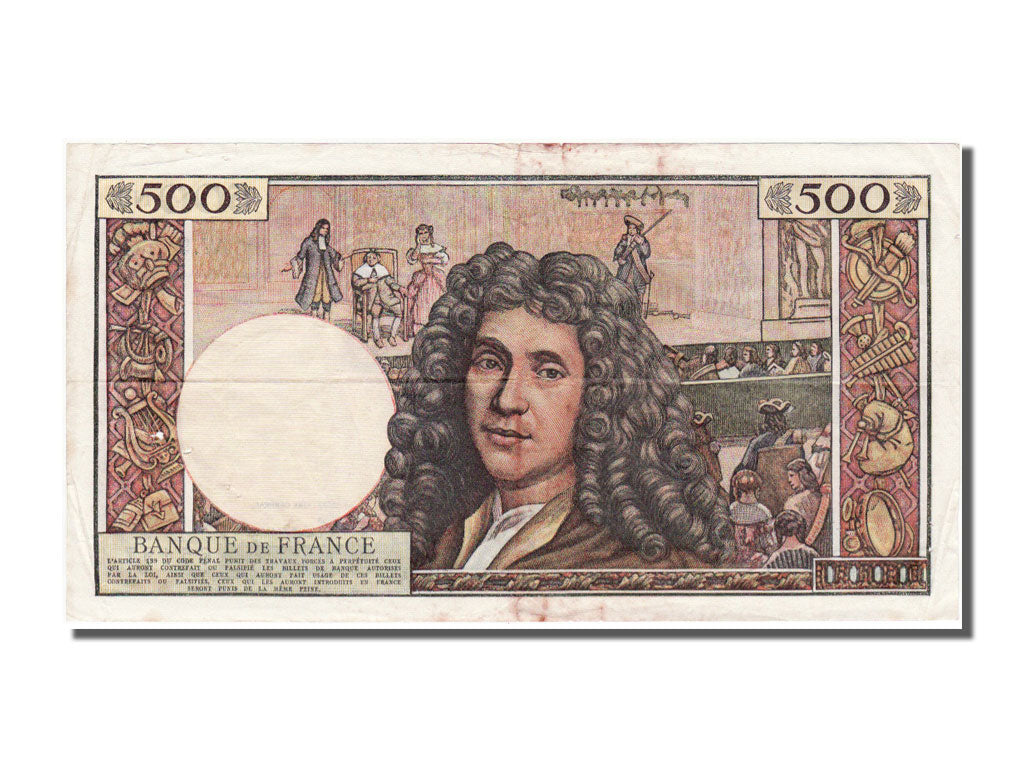 France, 500 Nouveaux Francs, 500 NF 1959-1966 ''Molière'', 1963, KM #145a, 1...
