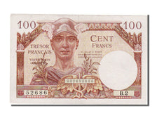 Geldschein, Frankreich, 100 Francs, 1947 French Treasury, 1947, 1947-01-01, SS+