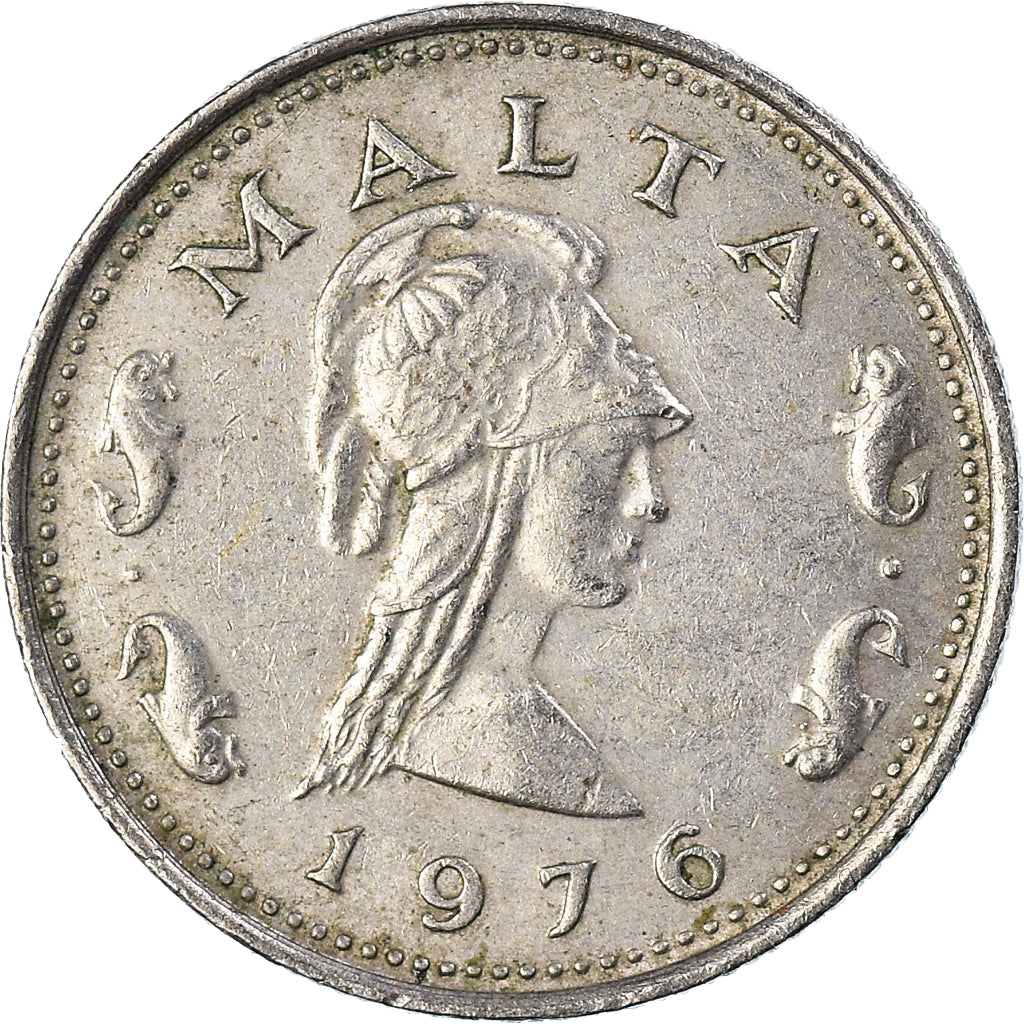 Munten, Malta, 2 Cents, 1976