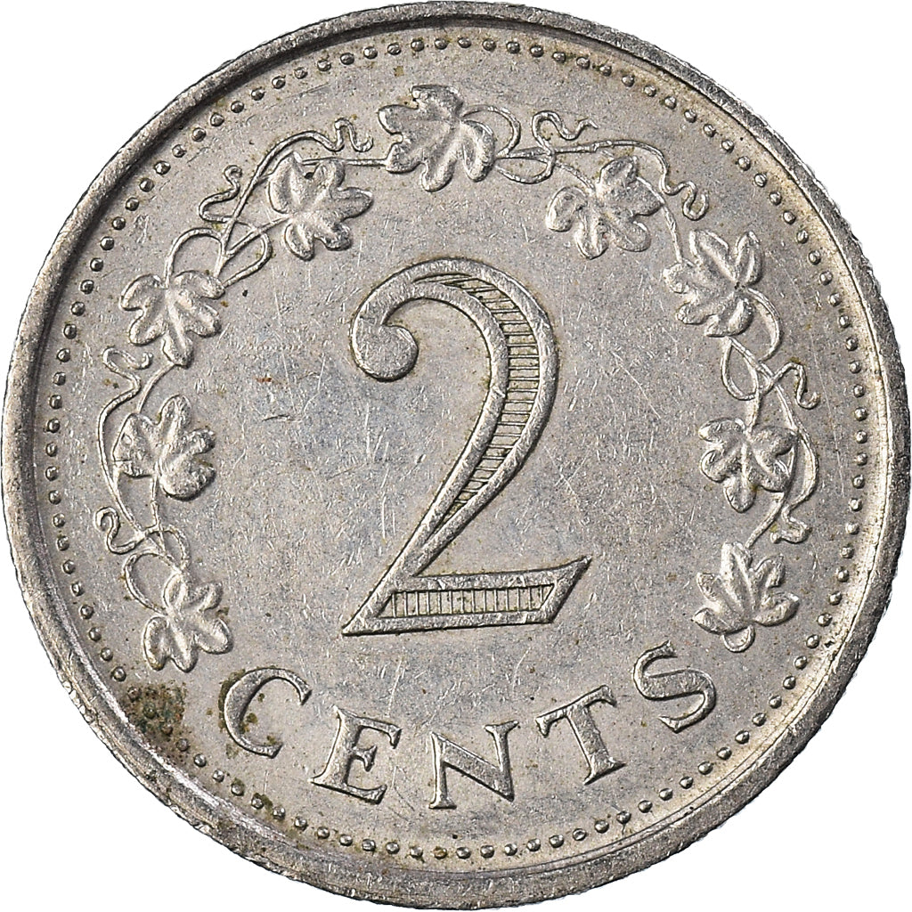 Munten, Malta, 2 Cents, 1976