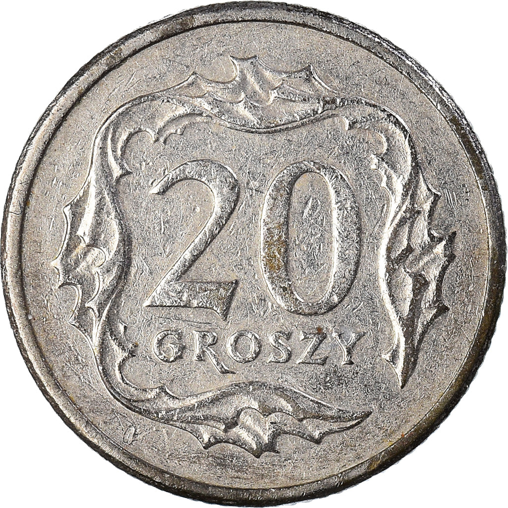 Moeda, Polónia, 20 Groszy, 1998