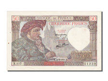Banknote, France, 50 Francs, 50 F 1940-1942 ''Jacques Coeur'', 1941, 1941-09-11