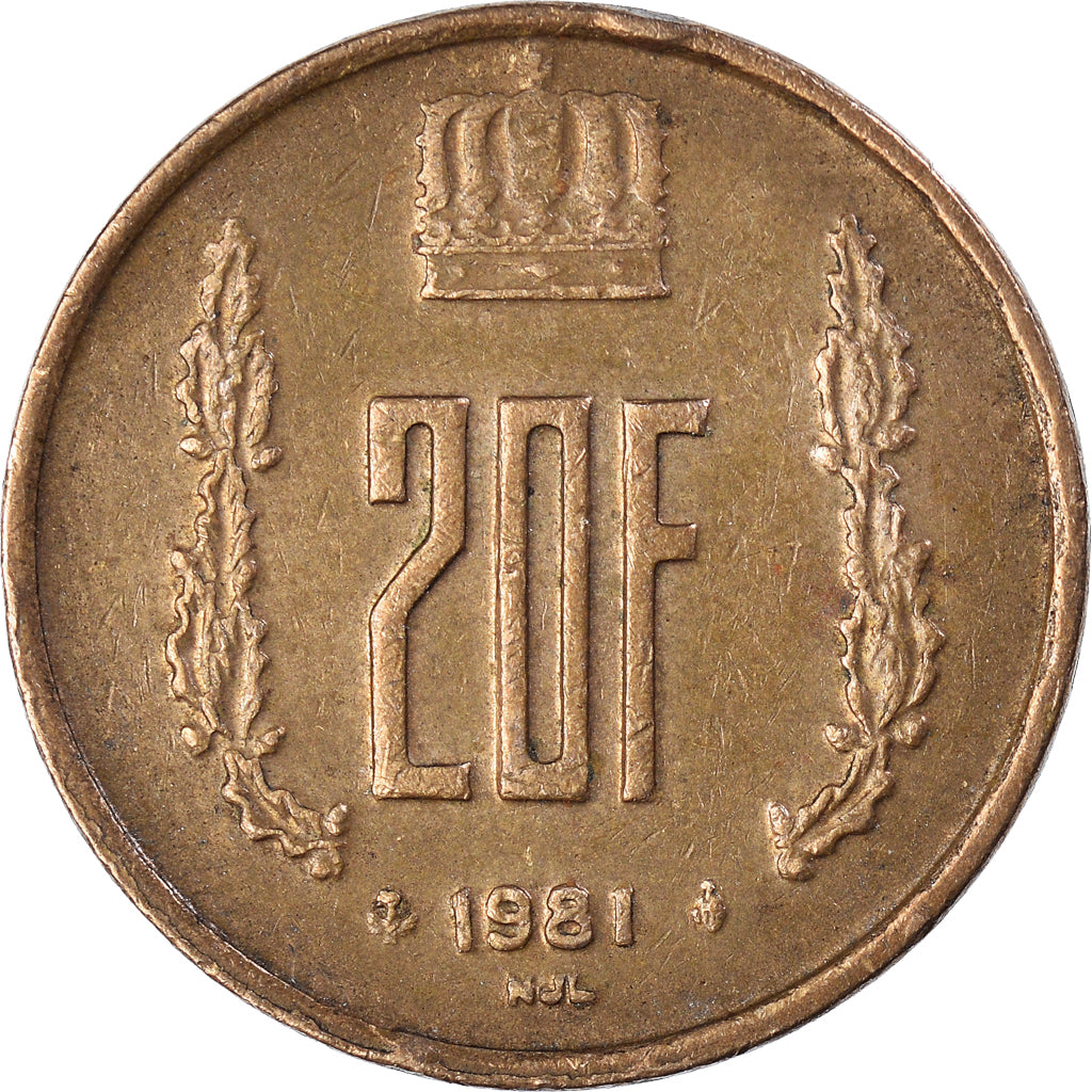 Coin, Luxembourg, 20 Francs, 1981
