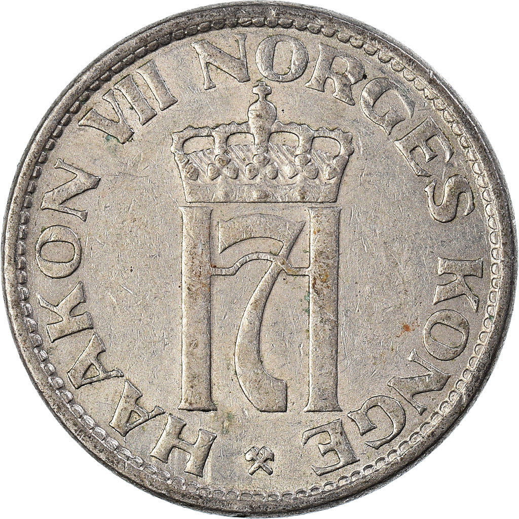 Coin, Norway, 50 Öre, 1957