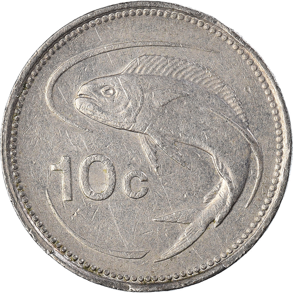 Munten, Malta, 10 Cents, 1986
