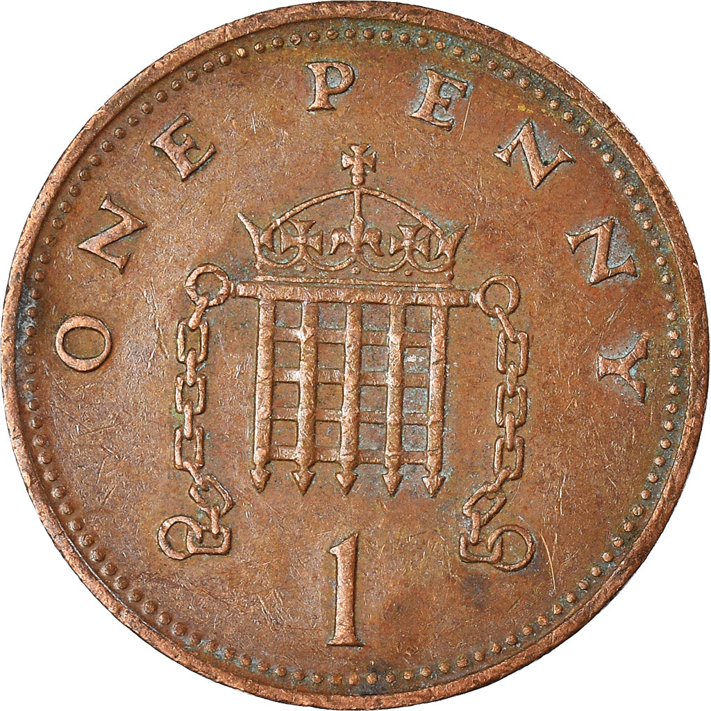 Coin, Great Britain, Penny, 1991