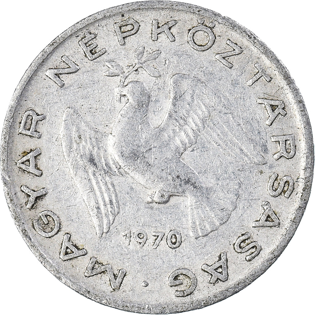 Moneta, Ungheria, 10 Filler, 1970
