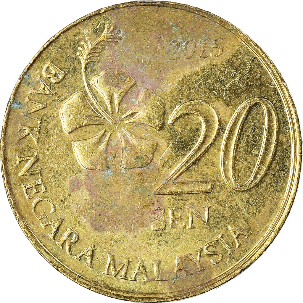Münze, Malaysia, 20 Sen, 2015