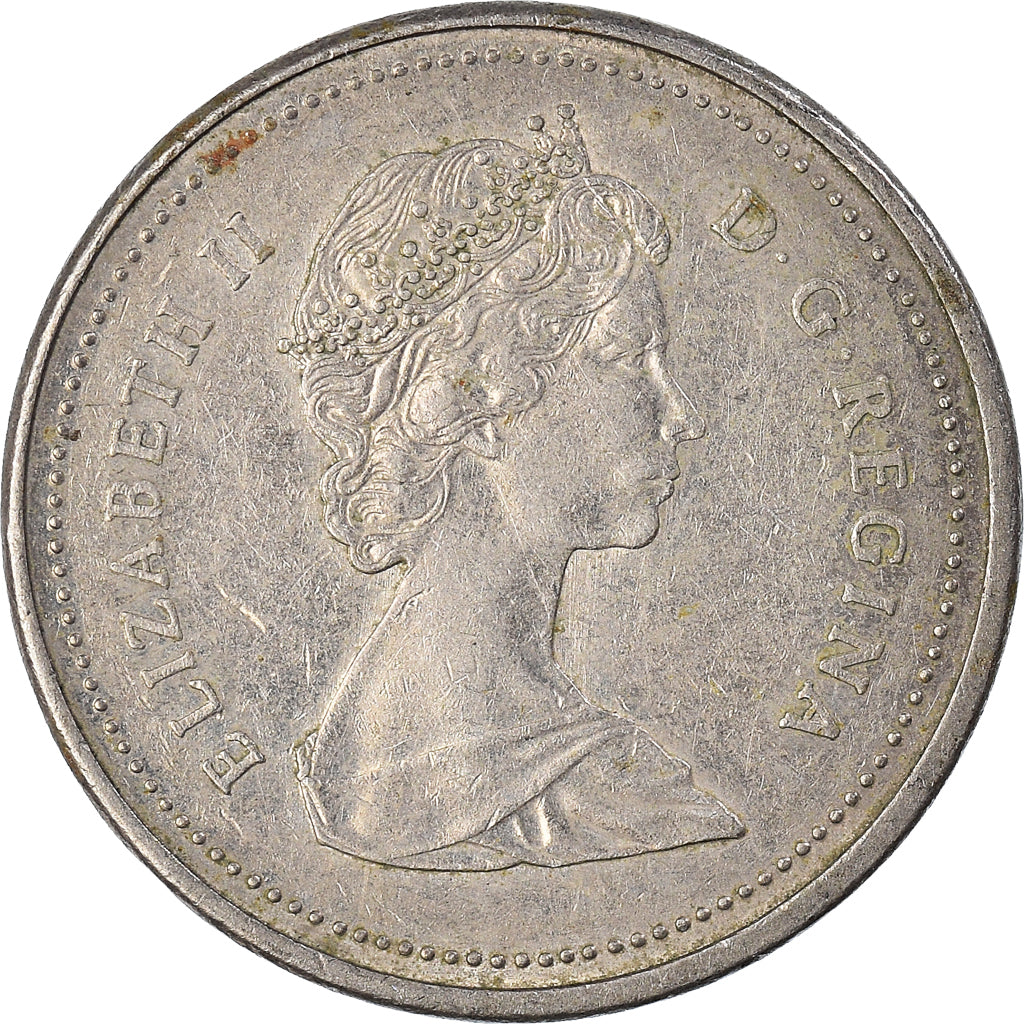 Moneda, Canadá, 5 Cents, 1987