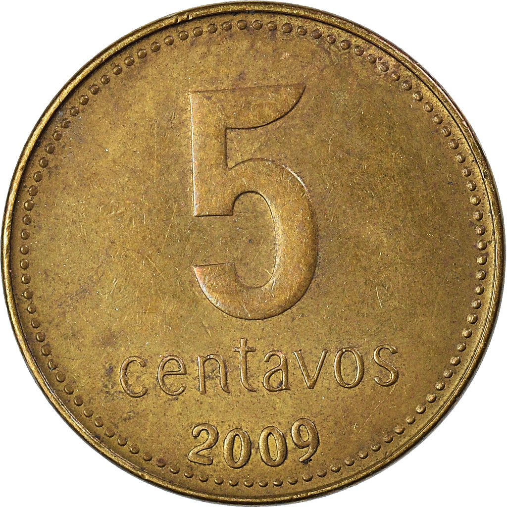 Munten, Argentinië, 5 Centavos, 2009