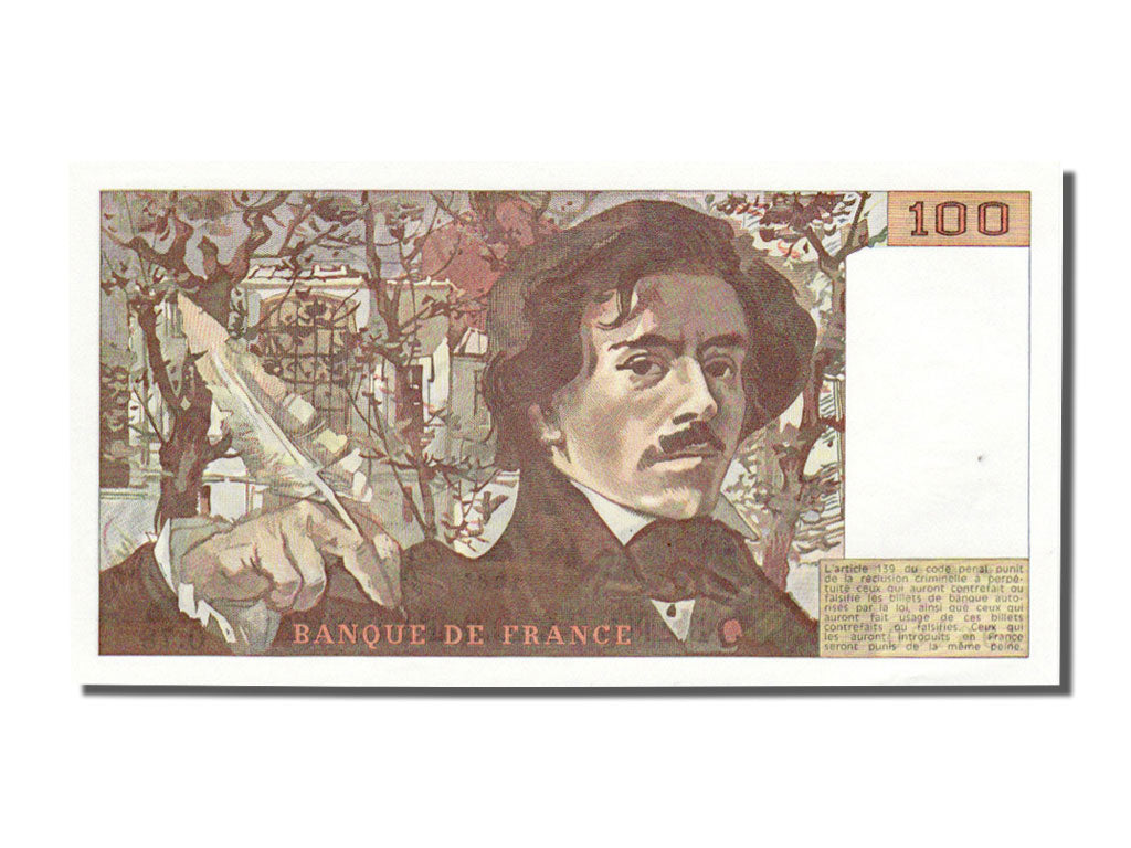 Billet, France, 100 Francs, 100 F 1978-1995 ''Delacroix'', 1984, NEUF