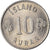 Coin, Iceland, 10 Aurar, 1966