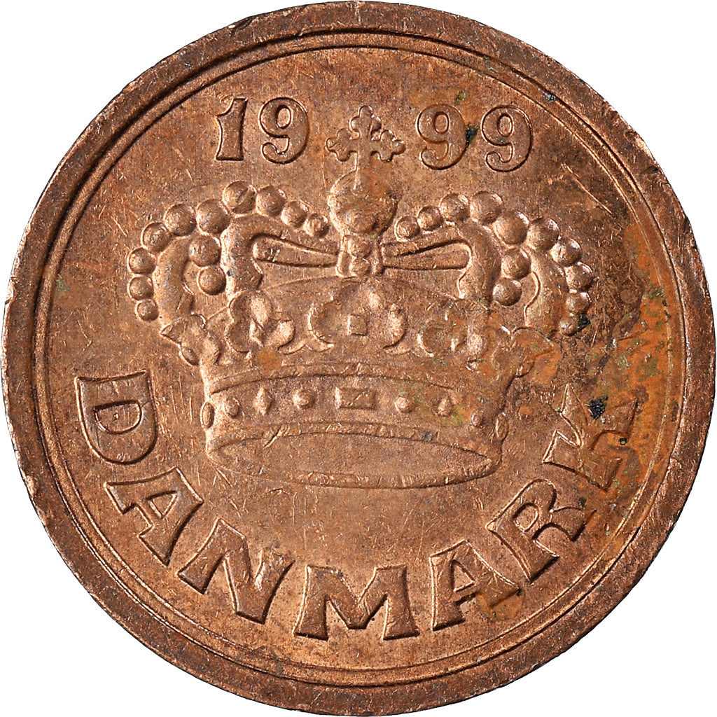 Moneta, Danimarca, 25 Öre, 1999