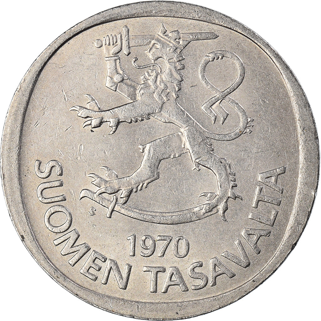 Moeda, Finlândia, Markka, 1970