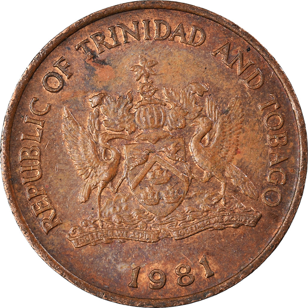 Coin, TRINIDAD & TOBAGO, 5 Cents, 1981