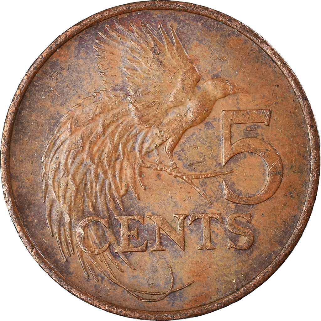 Coin, TRINIDAD & TOBAGO, 5 Cents, 1981