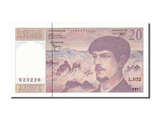 France, 20 Francs, 20 F 1980-1997 ''Debussy'', 1997, KM #151i, , L 052, Fayette.