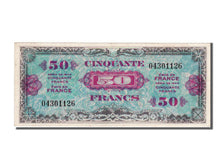 France, 50 Francs, 1944 Flag/France, 1944, KM #117a, AU(55-58), Fayette #VF...