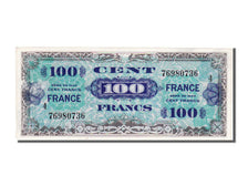 France, 100 Francs, 1945 Verso France, 1944, KM #123c, UNC(60-62), Fayette #VF..