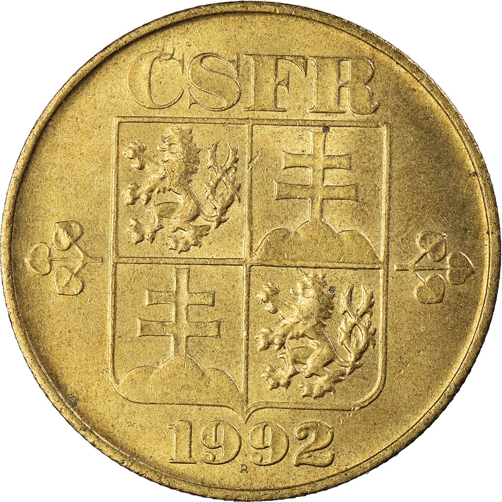 Coin, Czechoslovakia, Koruna, 1992