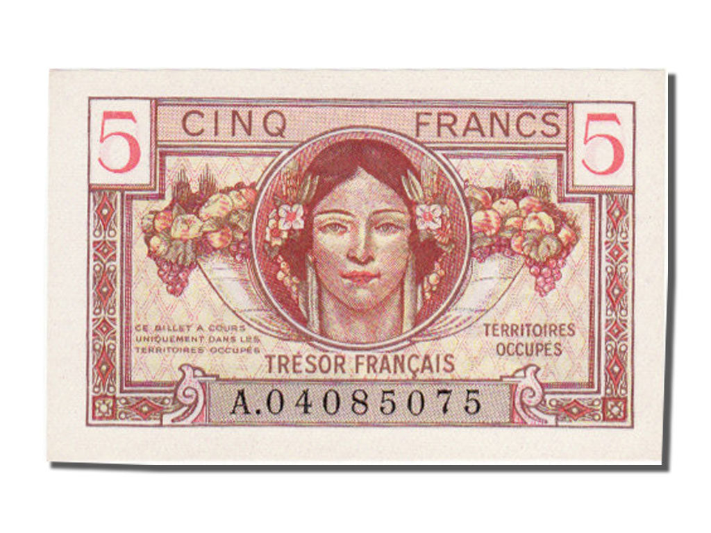 France, 10 Francs, 1947 French Treasury, 1947, KM #M7a, , A, Fayette #VF 29.1,..
