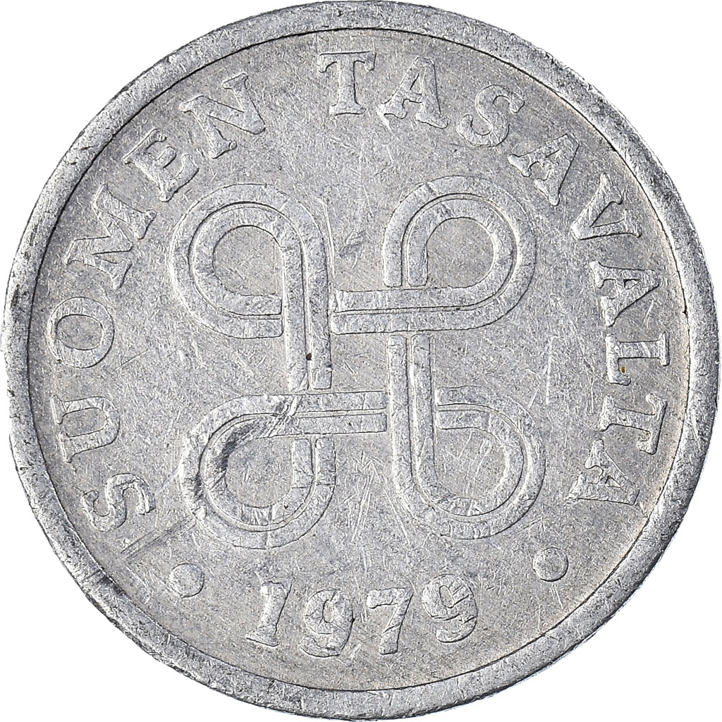 Moneda, Finlandia, 5 Pennia, 1979