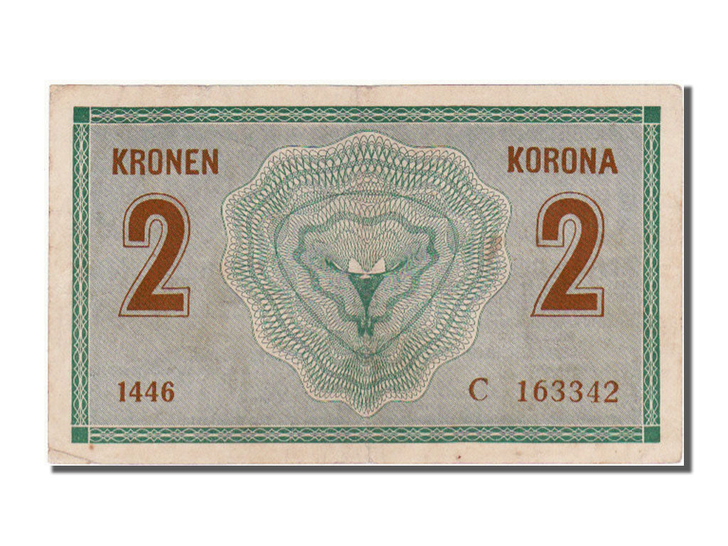 Austria, 2 Kronen, 1914, KM #17b, 1914-08-05, AU(55-58), C 163342