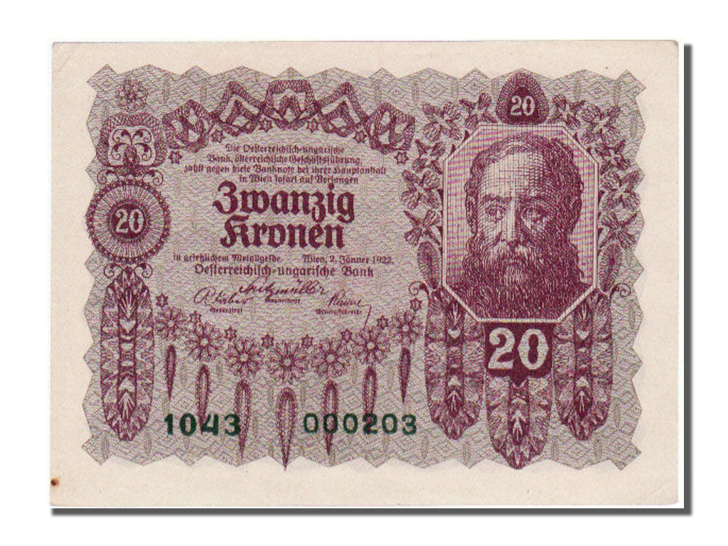 Austria, 10 Kronen, 1922, KM #75, 1922-01-02, UNC(63), 000203