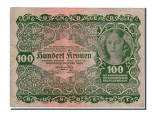 Austria, 100 Kronen, 1922, KM #77, 1922-01-02, AU(50-53), 185086