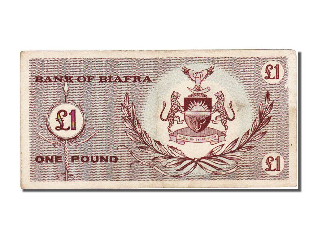 Geldschein, Biafra, 1 Pound, 1967, SS