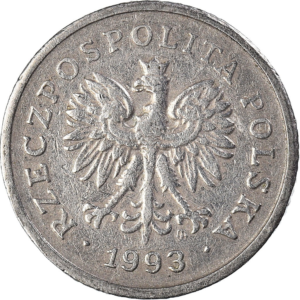 Münze, Polen, 10 Groszy, 1993