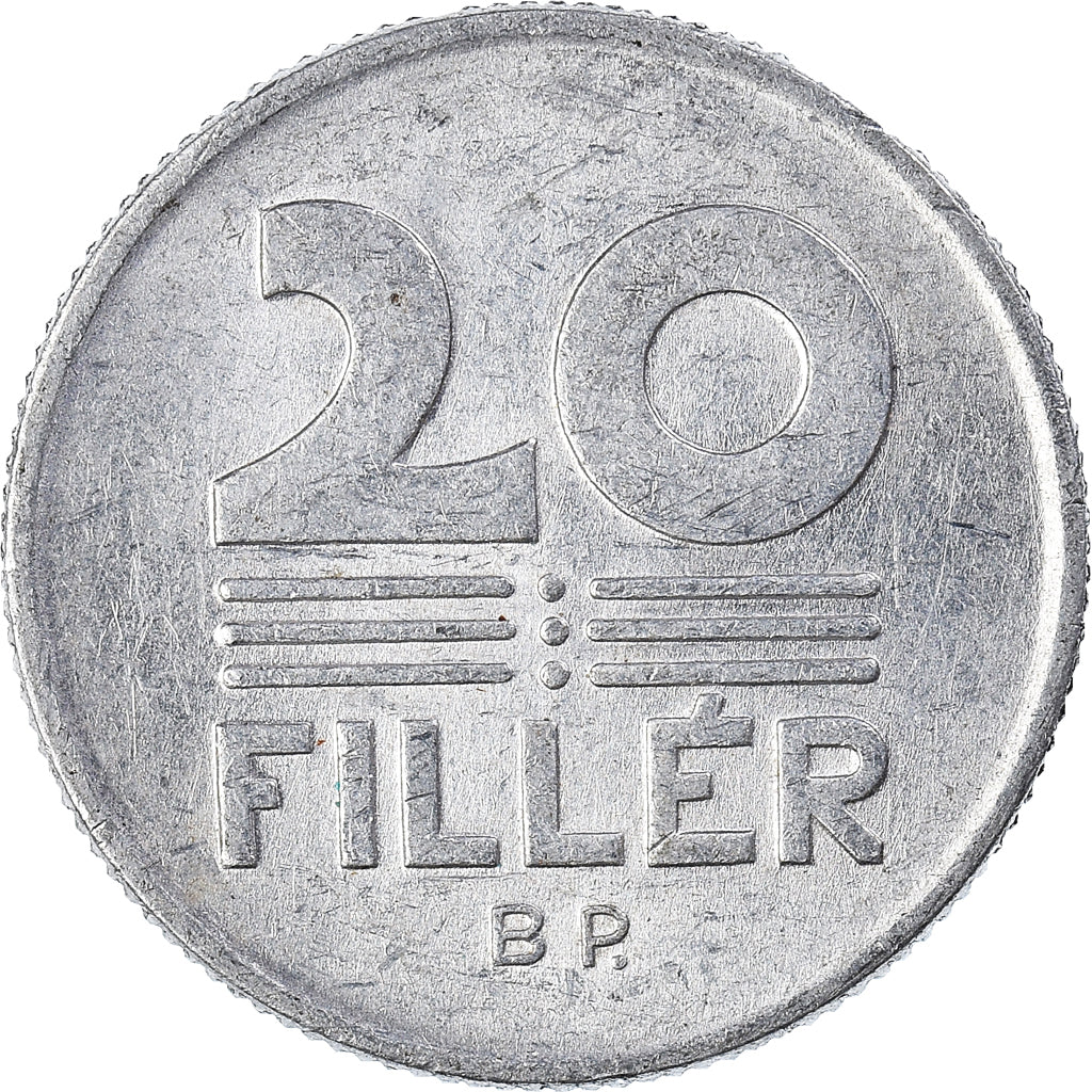 Moneta, Ungheria, 20 Fillér, 1989